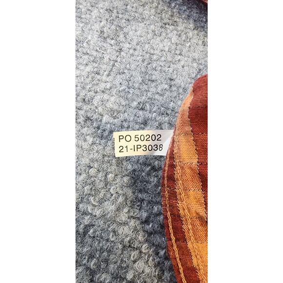 Tommy Bahama Shirt Mens Medium Red Plaid Linen Blend Indigo Palms Button Up - Picture 15 of 16